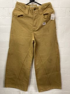 PAIR OF WOMEN'S DESIGNER TROUSERS IN NEUTRAL - SIZE 24 - RRP $128