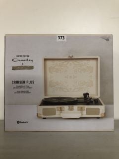 LIMITED EDITION CRUISER PLUS PORTABLE RECORD PLAYER WITH BLUETOOTH INPUT & OUTPUT - RRP £11