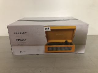 CROSLEY VOYAGER 3-SPEED PORTABLE RECORD PLAYER - RRP £100