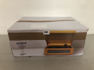 CROSLEY VOYAGER 3-SPEED PORTABLE RECORD PLAYER - RRP £100