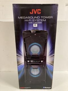 JVC MEGASOUND TOWER HI-FI SYSTEM - MODEL MX-D528B - RRP £129