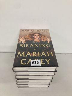 QTY OF MARIAH CAREY 'THE MEANING OF MARIAH CAREY' BOOKS