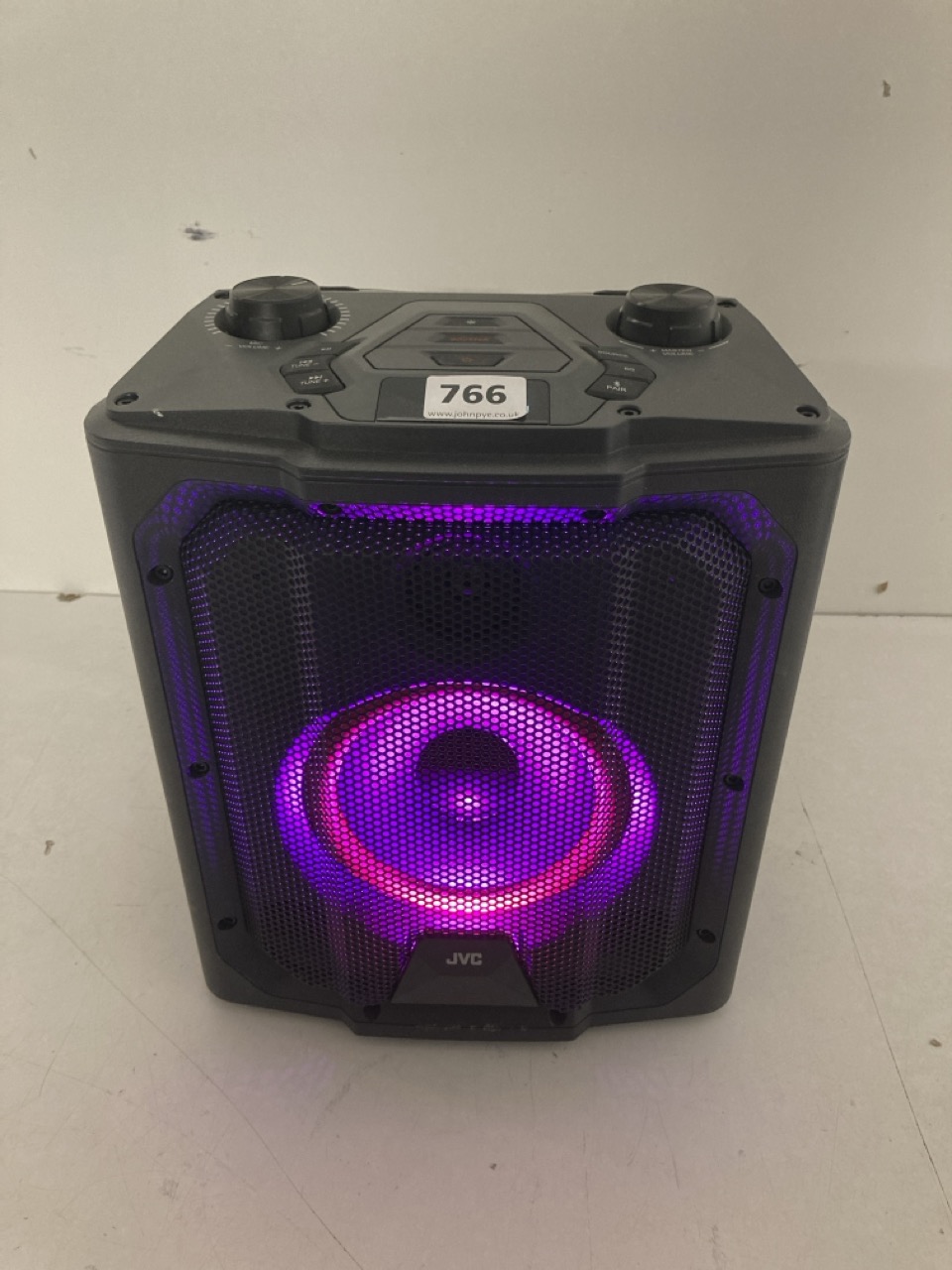 John Pye Auctions JVC PORTABLE BLUETOOTH PARTY SPEAKER MODEL NO MX