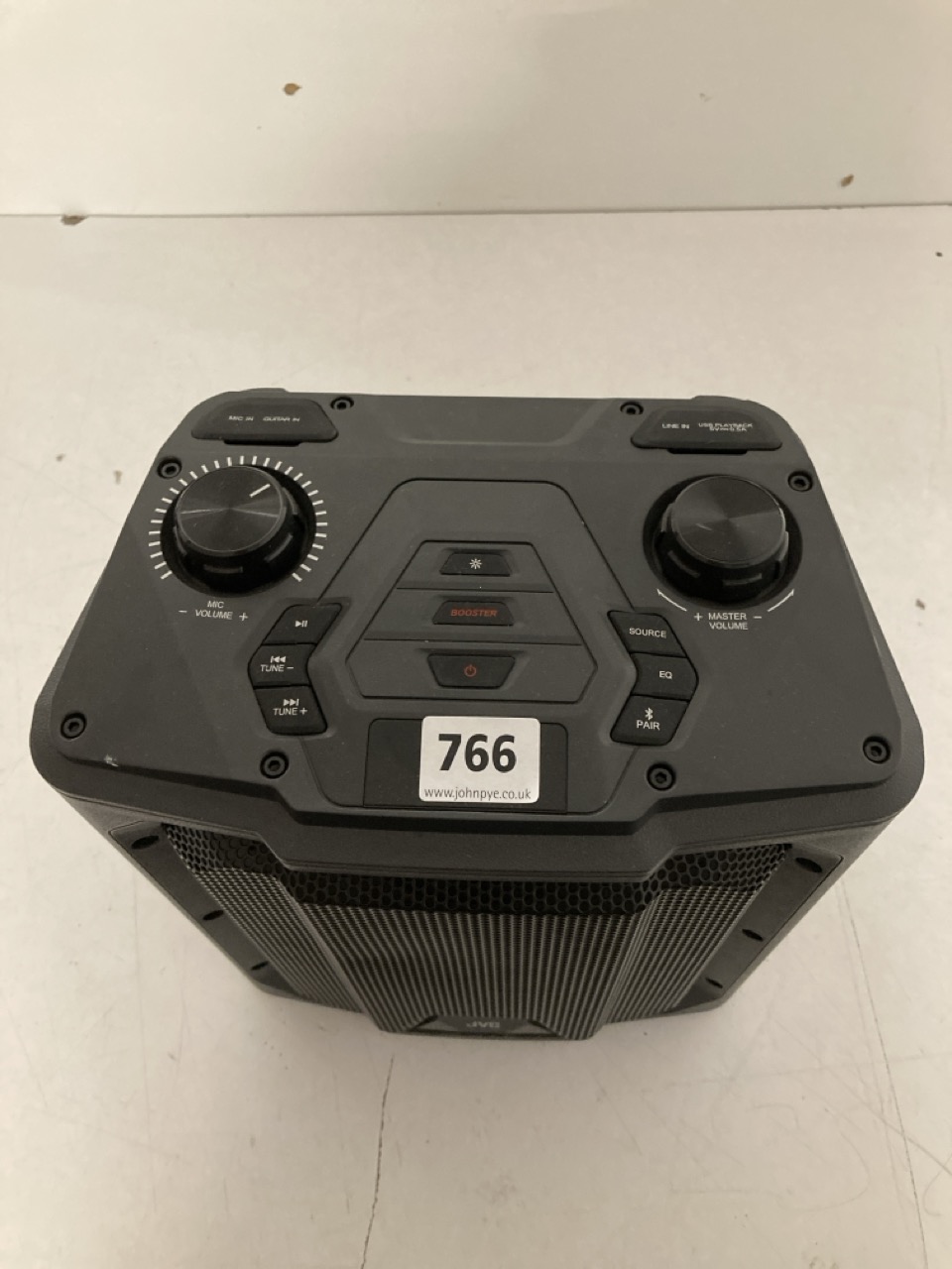 John Pye Auctions JVC PORTABLE BLUETOOTH PARTY SPEAKER MODEL NO MX