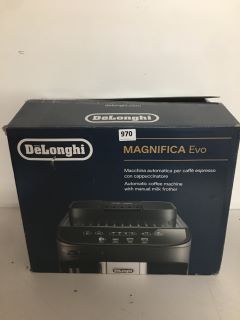 DELONGHI MAGNIFICA EVO AUTOMATIC COFFEE MACHINE WITH MANUAL MILK FROTHER RRP: Â£399.99