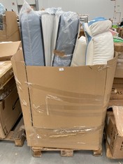 PALLET WITH A VARIETY OF DIFFERENT MATTRESSES (MAY BE DIRTY).