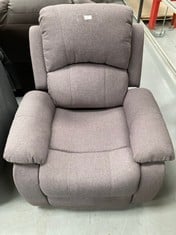 MASSAGE CHAIR WITH SELF-HELP FUNCTION AND THERMOTHERAPY. ASTAN HOME. COLOUR PURPLE (BROKEN BACK).
