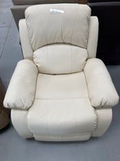 MANUAL TREVI RELAX MASSAGE CHAIR NALUI. WHITE COLOUR (MAY BE BROKEN AND INCOMPLETE).