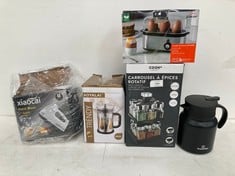 5 X KITCHEN ITEMS INCLUDING LACOR EGG COOKER.