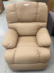 ELECTRIC MASSAGE AND RELAXATION CHAIR WITH SELF-HELP FUNCTION. ARTICULATED ELECTRIC RECLINING WITH "ZERO WALL" SYSTEM. LUMBAR HEATING (THERMOTHERAPY). EIGHT MASSAGE HEADS. ASTAN HOME AH-AR10100 BROWN