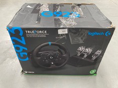 LOGITECH G923 STEERING WHEEL AND PEDALS FOR XBOX.