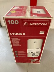 ARISTON, LYDOS R - VERTICAL ELECTRIC WATER HEATER, 100L BOILER WITH EXTERNAL REGULATION AND TITANIUM IN THE TANK, 48X45X91.3 CM, MANUFACTURED FOR INSTALLATION IN SPAIN (ENERGY CLASS C).