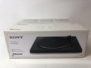 SONY STEREO TURNTABLE SYSTEM MODEL: PS-LX310BT