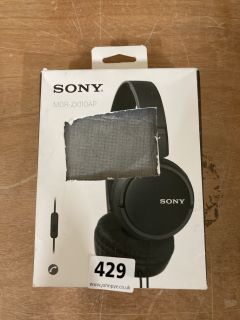 SONY MDR-ZX110AP HEADPHONES