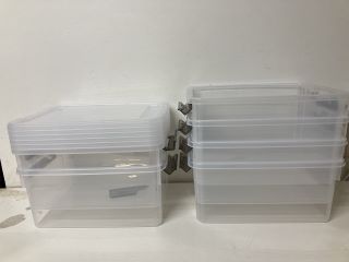 QTY OF STORAGE BOXES