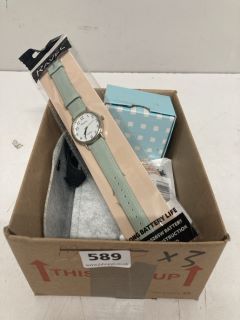 QTY OF ASSORTED ITEMS INC CIVO WATCH