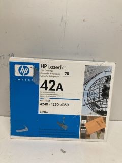 HP PRINTER CARTRIDGE 42A