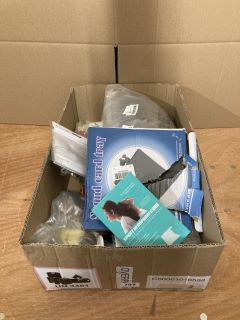BOX OF ASSORTED ITEMS INC K69 SOUND CONDUCTION EARPHONES