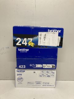 QTY OF BROTHER INK CARTRIDGES