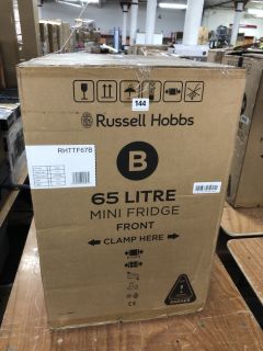 RUSSELL HOBBS 65 LITRE MINI FRIDGE (BLACK) MODEL: RHTTF67B (RRP: £130.00)
