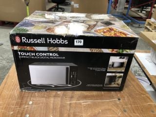 RUSSELL HOBBS TOUCH CONTROL COMPACT BLACK DIGITAL MICROWAVE