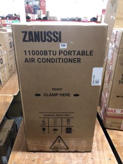 ZANUSSI 11000BTU PORTABLE AIR CONDITIONER MODEL: ZPAC11001