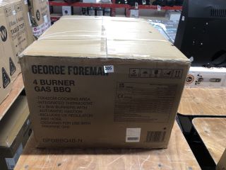 GEORGE FOREMAN 4 BURNER GAS BBQ MODEL: GFGBBQ4B-N