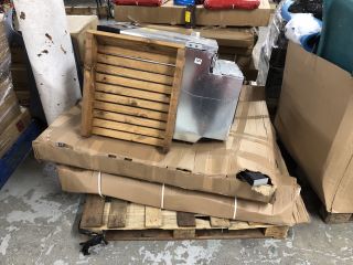PALLET OF ASSORTED ITEMS INC. AEG INTEGRATED DISHWASHER