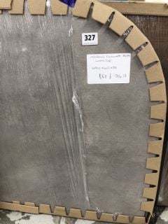 INDUSTRIAL CONCRETE MATT WORKTOP (APPROXIMATELY : 4000 X 602 X 38) - RRP.£784 (COLLECTION ONLY)