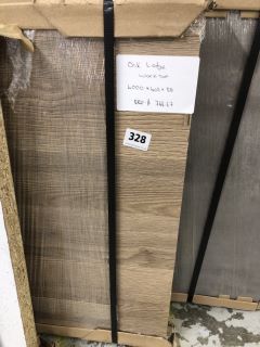 OAK LODGE WORKTOP (APPROXIMATELY : 4000 X 602 X 38) - RRP.£746 (COLLECTION ONLY)