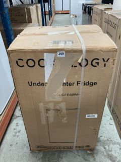 COOKOLOGY UNDERCOUNTER FRIDGE MODEL: UCFR88WH