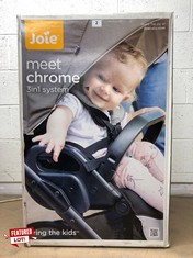 JOIE MEET CHROME 3 IN 1 SYSTEM STROLLER RRP £499.98