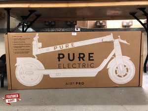 PURE ELECTRIC AIR 3 PRO SCOOTER  (RRP £419) (COLLECTION ONLY)