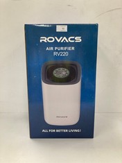 ROVACS AIR PURIFIER WITH TRUE HEPA H13 FILTER, COVERS 14-24㎡, CADR: 220M³/H, AIR PURIFIER PURIFIES 99.97% OF ALLERGIC PARTICLES, POLLEN, SMOKE, PET DANDER, ODOURS (RV220-S&M) - LOCATION 13A.