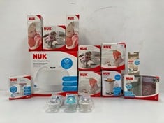 14 X NUK BABY ITEMS INCLUDING BOTTLE WARMER - LOCATION 18 A..
