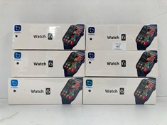 6 X MARCHEST SMARTWATCH, SMARTWATCH WITH 1.69" DISPLAY SC-MCT-SM-435 - LOCATION 6A.