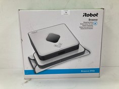 IROBOT BRAAVA 390T - 2-IN-1 ROBOT FLOOR CLEANER: WET AND DRY CLEANING - BEST FOR MULTIPLE ROOMS AND LARGE SPACES - WORKS WITH SINGLE-USE AND WASHABLE CLOTHS - QUIET - LOCATION 13A.
