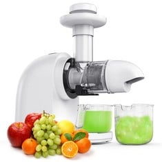COLD PRESSED JUICER, SLOW JUICER, COLD PRESSED JUICER FOR FRUITS AND VEGETABLES, LOW NOISE AND LOW POWER CONSUMPTION, BPA FREE MOTOR FOR MAKING HEALTHY AND DELICIOUS JUICES AND SMOOTHIES - LOCATION 2