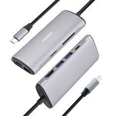 16 X EOKEX USB C HUB, 8-IN-1 USB-C HUB WITH 4K HDMI, 100W PD, 2 USB-A 3.1, 1 USB-C 3.1 AND SD/MICRO SD, 1000M ETHERNET FOR MACBOOK AIR, MACBOOK PRO, XPS, WINDOWS AND MORE. - LOCATION 15A.