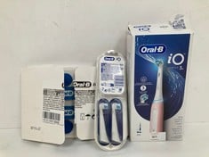 3 X ORAL-B ITEMS INCLUDING IO SERIES 3N ELECTRIC TOOTHBRUSH - LOCATION 48A.