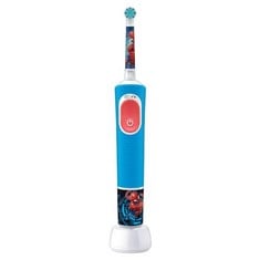 ORAL-B PRO KIDS ELECTRIC TOOTHBRUSH, 1 MARVEL SPIDER-MAN HANDLE, 1 BRUSH HEAD, DESIGNED BY BRAUN, SUITABLE FOR CHILDREN OVER 3 YEARS - LOCATION 48A.