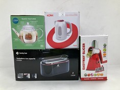 4 X KITCHEN ITEMS INCLUDING TOASTER WITH FAMILY CARE STAND - LOCATION 29A.
