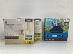3 X INFLATABLE MATTRESS VARIOUS MODELS INCLUDING ONE BESTWAY MEASURES 1.85X76X22CM - LOCATION 40A.