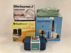 5 X KITCHEN ITEMS INCLUDING HAND BLENDER 800W + ACCESSORIES UNIVERSALBLUE - 27A.