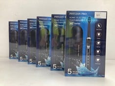 6 X PHYLIAN PRO MODEL H7SERIES ELECTRIC TOOTHBRUSHES - LOCATION 36A.