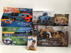 6 X VARIETY OF TOYS INCLUDING RC STUNT CAR - LOCATION 41B.