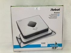 IROBOT BRAAVA 390T - 2-IN-1 FLOOR MOPPING ROBOT: WET AND DRY CLEANING - BEST FOR MULTIPLE ROOMS AND LARGE SPACES - WORKS WITH SINGLE-USE AND WASHABLE CLOTHS - QUIET - LOCATION 37A.