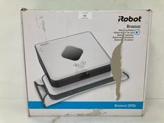 IROBOT BRAAVA 390T - 2-IN-1 FLOOR MOPPING ROBOT: WET AND DRY CLEANING - BEST FOR MULTIPLE ROOMS AND LARGE SPACES - WORKS WITH SINGLE-USE AND WASHABLE CLOTHS - QUIET - LOCATION 37A.
