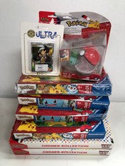 8 X POKÉMON BOARD GAMES INCLUDING CLIP AND GO TOY - LOCATION 26B.