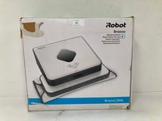 IROBOT BRAAVA 390T - 2-IN-1 FLOOR MOPPING ROBOT: WET AND DRY CLEANING - BEST FOR MULTIPLE ROOMS AND LARGE SPACES - WORKS WITH SINGLE-USE AND WASHABLE CLOTHS - QUIET - LOCATION 41A.